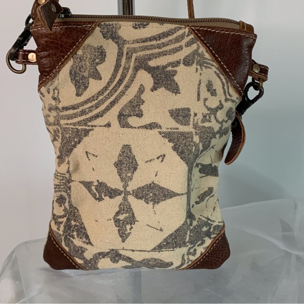 MYRA BAG Canvas/Leather Small Crossbody